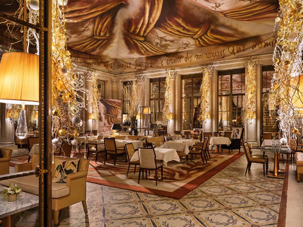 Le Meurice Paris palace hotel facing the Tuileries Garden near the Louvre